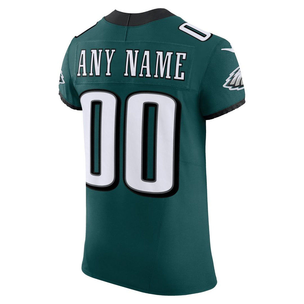 Philadelphia Eagles Nike Alternate Vapor F.U.S.E. Elite Custom Jersey -  Black