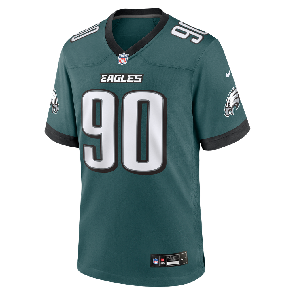 Jordan Davis Philadelphia Eagles Nike Team Game Jersey -  Midnight Green