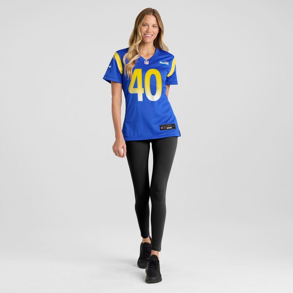 Jesse Luketa Los Angeles Rams Nike Women's Team Game Jersey -  Royal