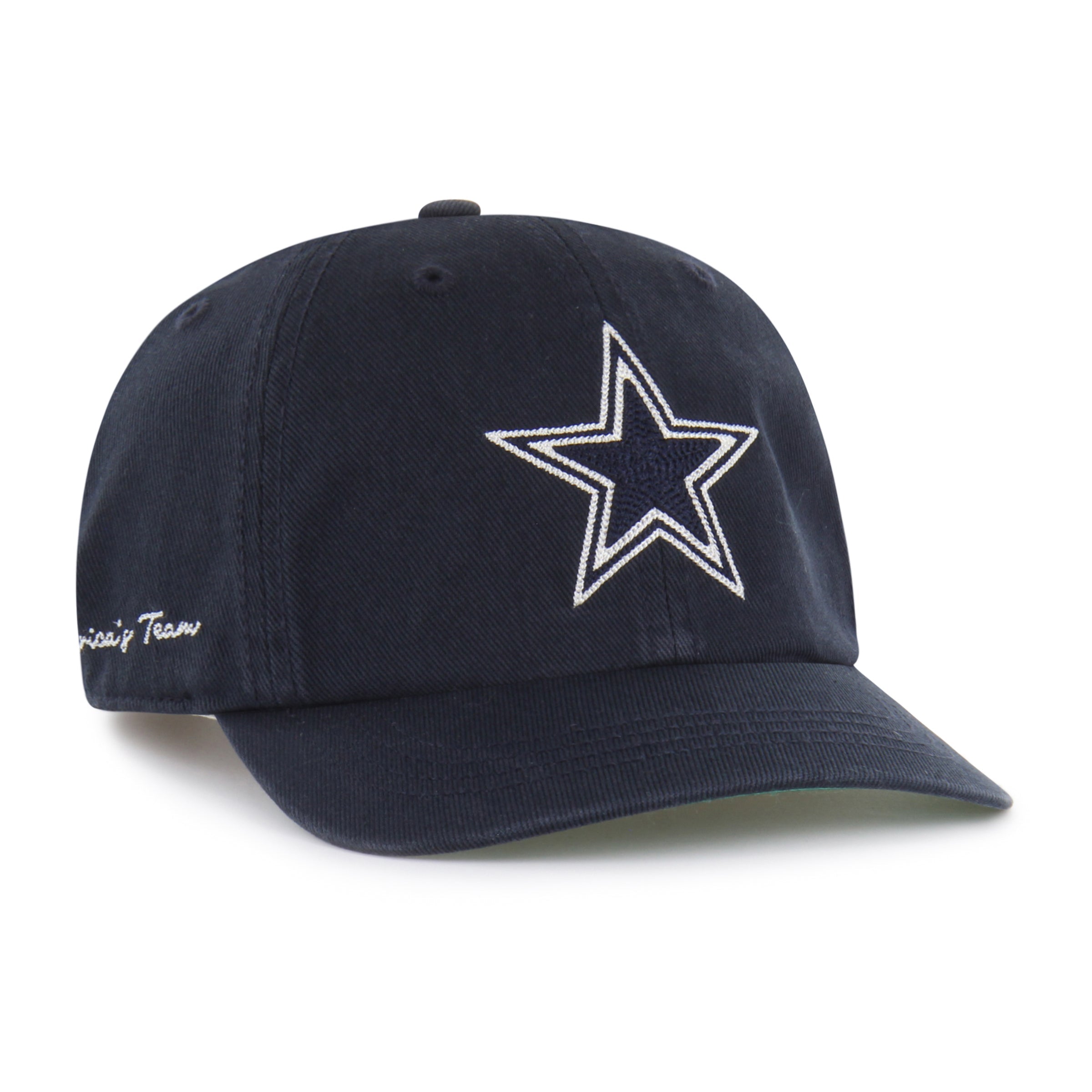 DALLAS COWBOYS CHAIN SIDE STITCH '47 CLEAN UP SHORT VISOR