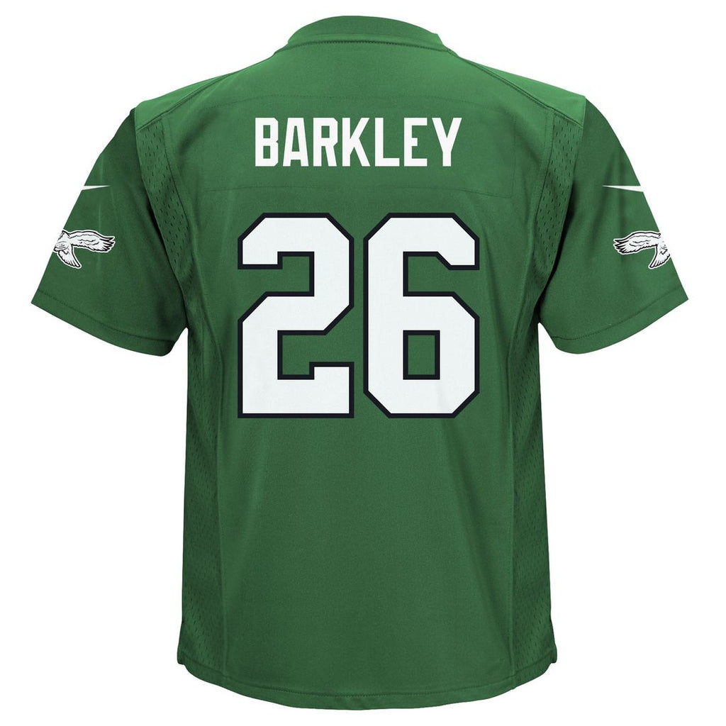Saquon Barkley Philadelphia Eagles Nike Preschool Alternate Player Game Jersey - Kelly Green